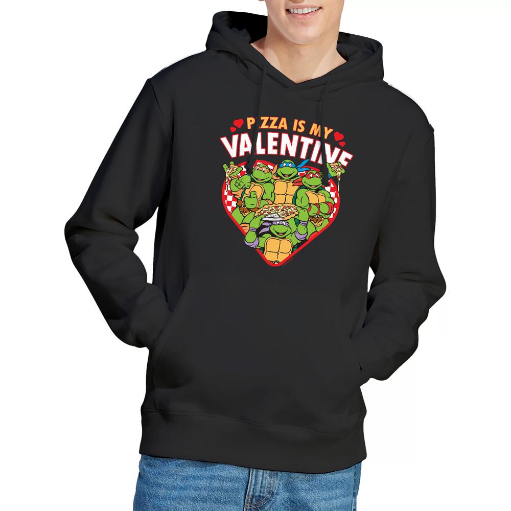 Teenage Mutant Ninja Turtles Mens Pizza Is My Valentine Hoodie