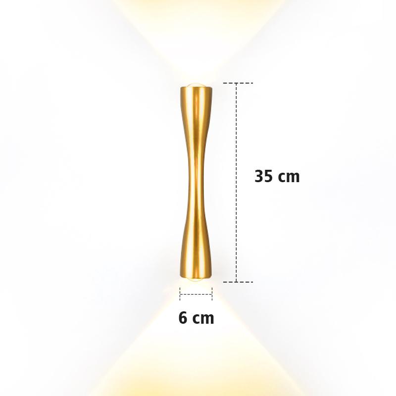 Minimalist Modern Led Wall Lamp Outdoor ip65 Waterproof Double Head Wall Lamps Balcony Aisle Door Terrace Decorate WallLighting