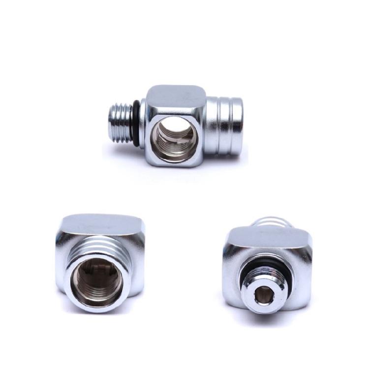 Scuba Dykning Dyk Kayaker Första Steg Högtryck 1 till 3 7/16 Adapter 3-vägs splitter för Scuba Dykning & Snorkling
