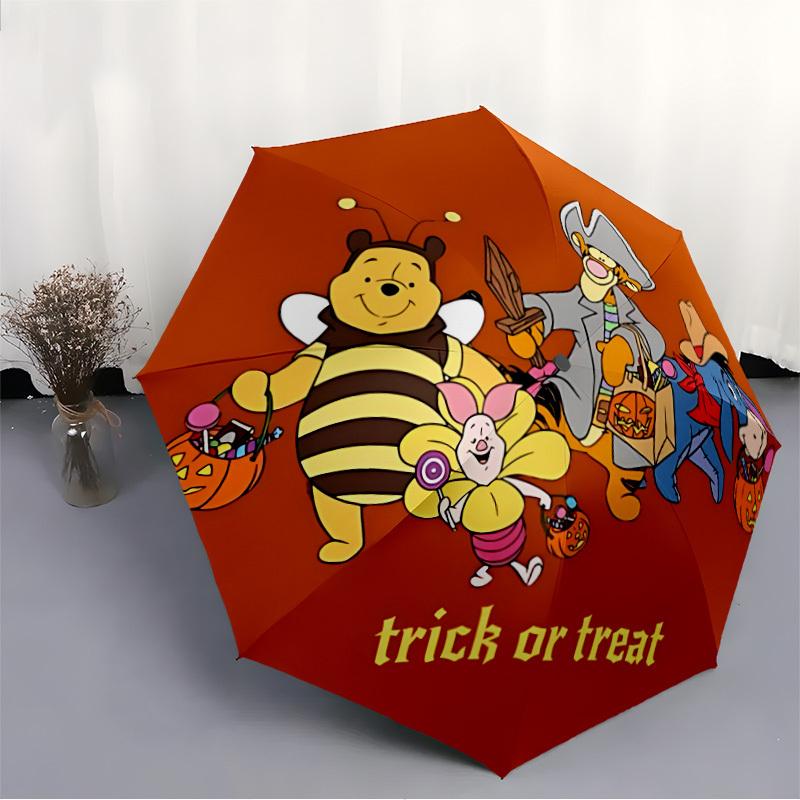 1pc Winnie the Pooh Automatic Open/close Folding Umbrella, Compact Portable Travel Umbrella, Perfect Gift for FriendsCute Umbrella yy250812042
