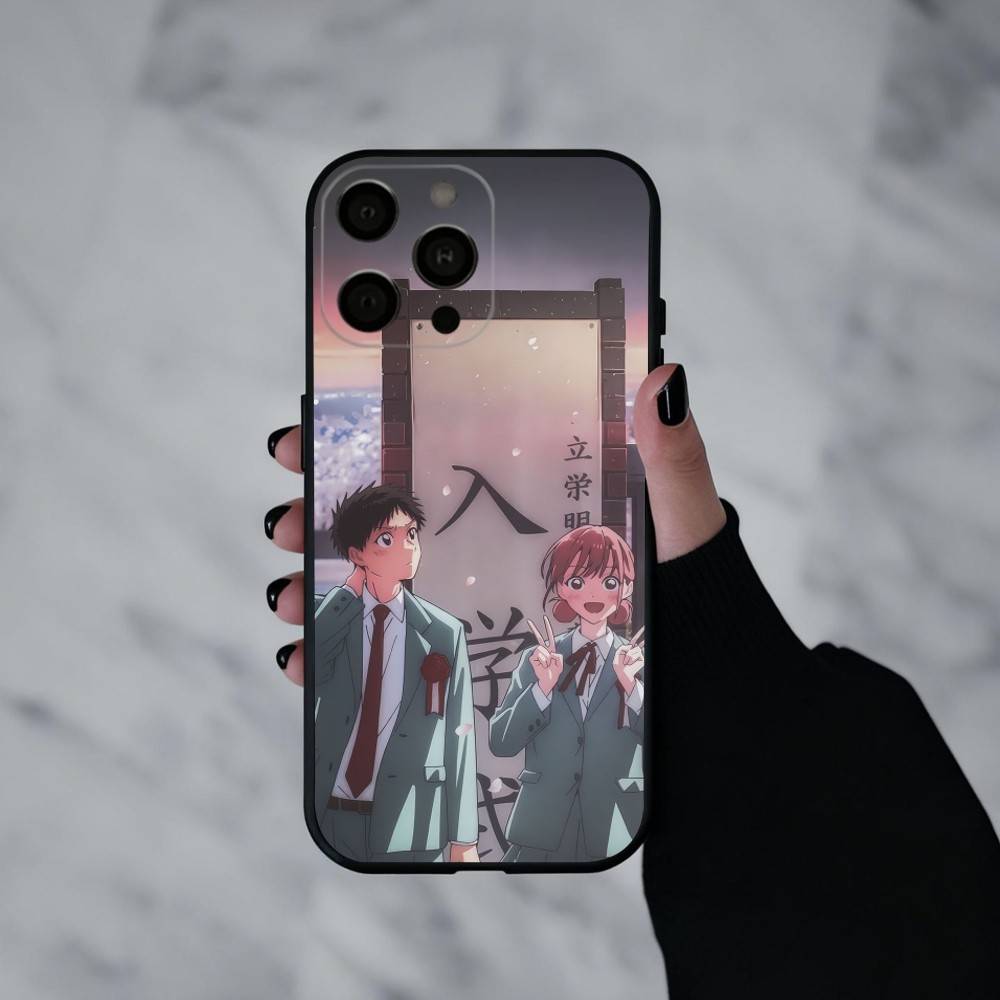 Youth Manga B-Blue Box Phone Case For iPhone 17pro,16,15,14,13,12,11 Plus,Pro Max,XS,Soft Silicone Black Cover