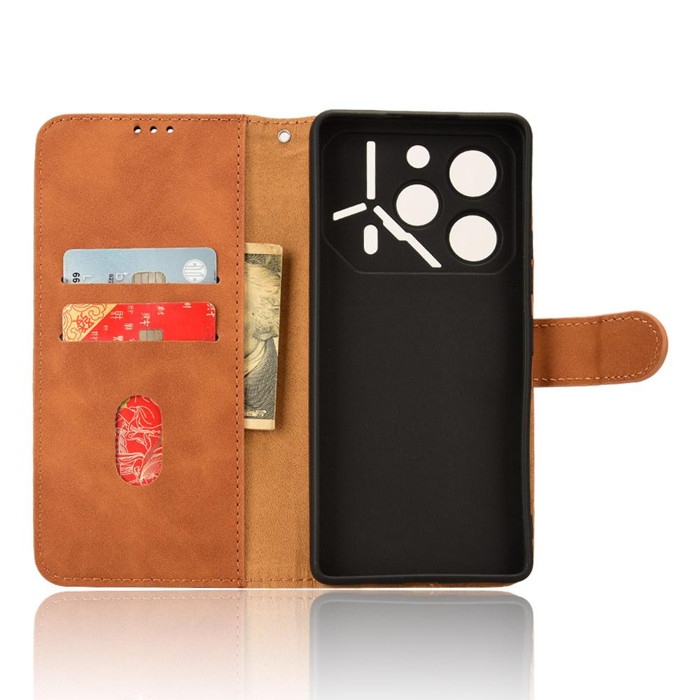 For TECNO Pova 6 Pro 5G Case Skin-Touch Texture Foldable Stand Phone Cover