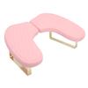U Shaped Manicure Arm Rest Ergonomic PU Leather Hand Rest with Phone Stand for Nails Tech