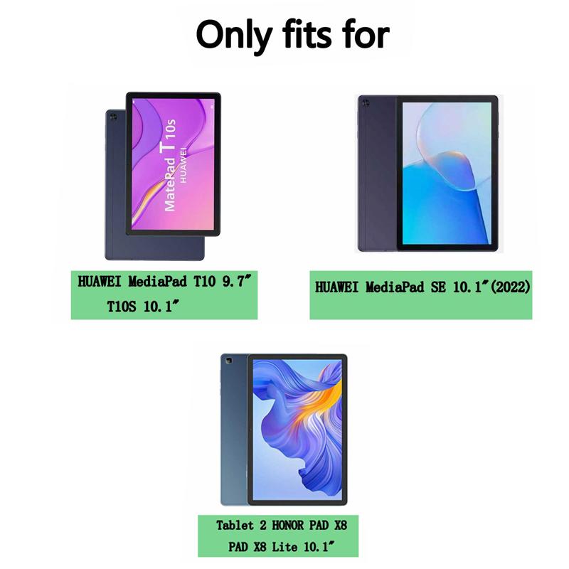 Kids Case for Huawei MediaPad T10 9.7"/T10S/Enjoy Tab 2/Honor Pad X8/ X8 Lite 10.1" Light Weight Full Protect Shockproof Cover