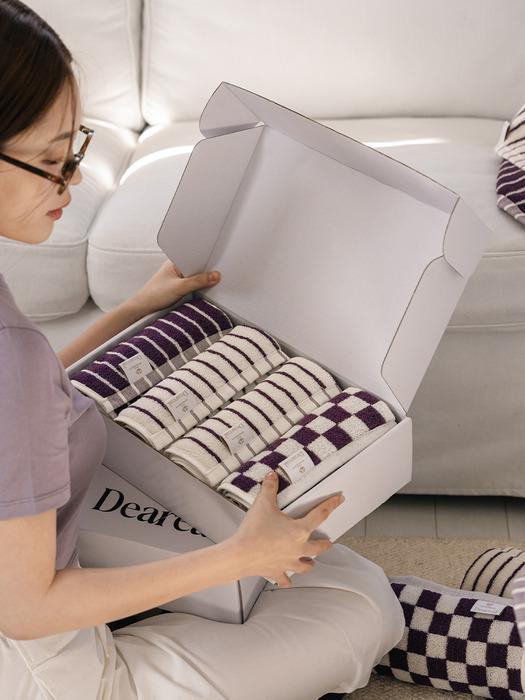 Deareal Grape Towel_4P (Package Packaging) Grape Towel_4P (Package Packaging)