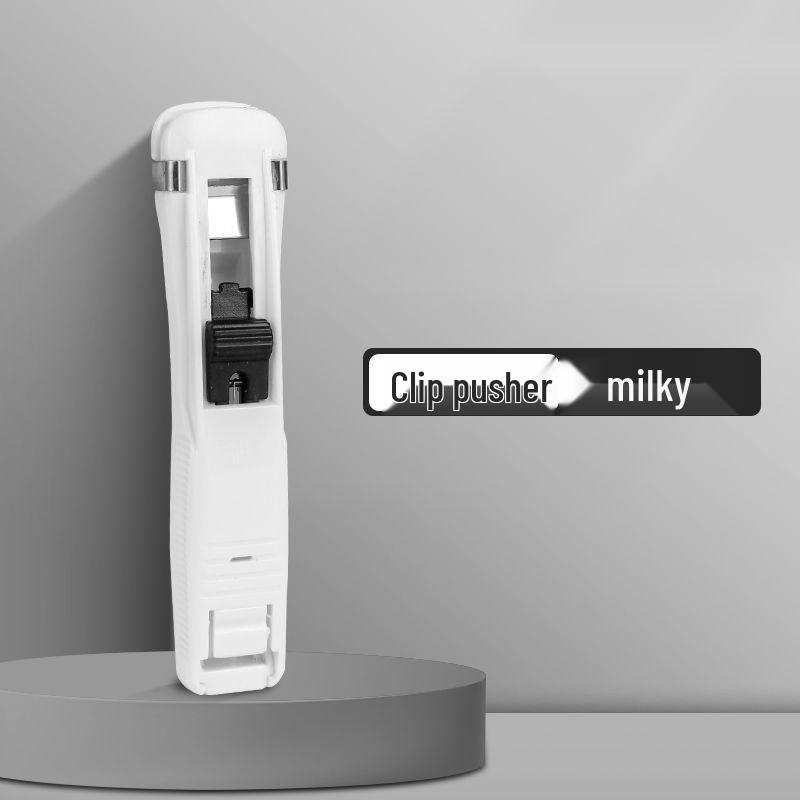 Transparent No-Punch Metal Push & Binding Clip for Test Papers
