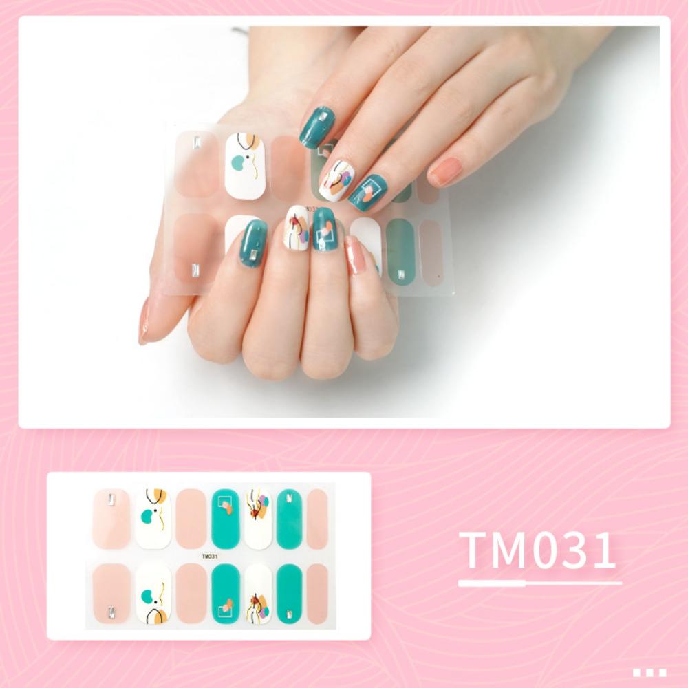 Aufhellender dreidimensionaler Nagelaufkleber Vollaufkleber wasserdichter Nagelpatch Fortgeschrittener Sinn Einfacher Wind Nagellack Kleber