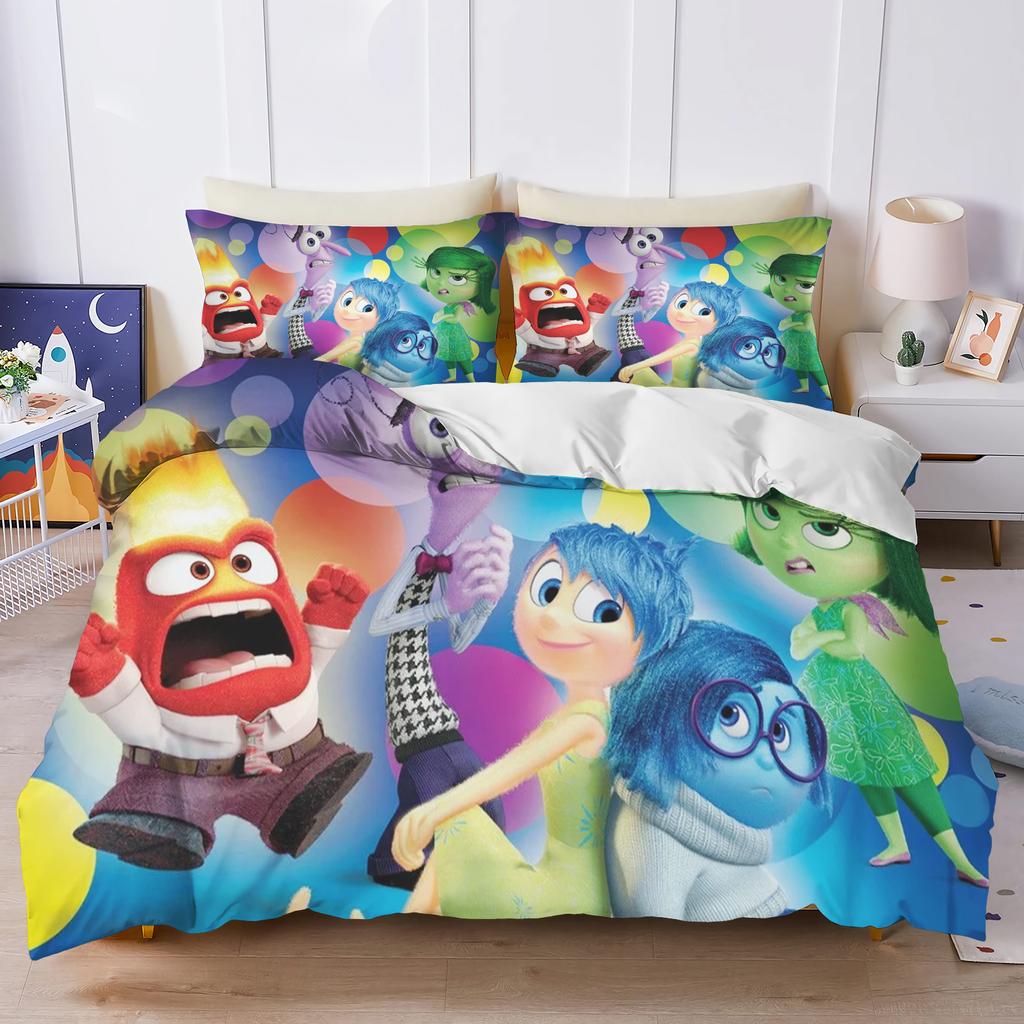 Inside Out Duvet Cover Set Comforter Bedding 3d Children'S Bedding Set 3-Piece 1 Quilt Cover King Size