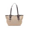 Used GG Canvas Tote Bag 106241 Canvas Leather Beige Brown Used Women