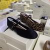 Fashion Mary Jane Shoes Female High Quality Leather Buckle Ballet Shoes for Women Square Toe Flat Cowhide Ladies Single Shoes 2025
