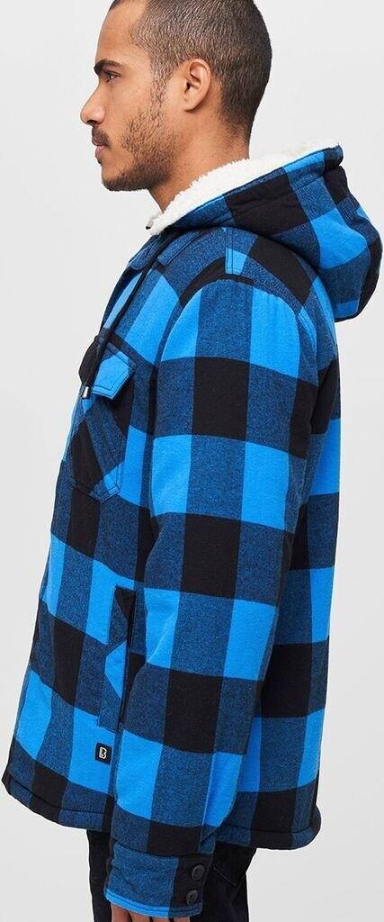 Зимняя куртка Brandit Lumberjacket Hooded black/blue