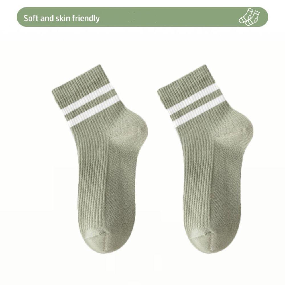 Sweat Absorbing Women's Socks Thin Sports Socks Soft Mid Tube Socks  Spring