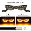 Bright LED Decorative Light for Motorcycle License Plate Universal Compatibility Water Resistant Dustproof Simple Setup DIY