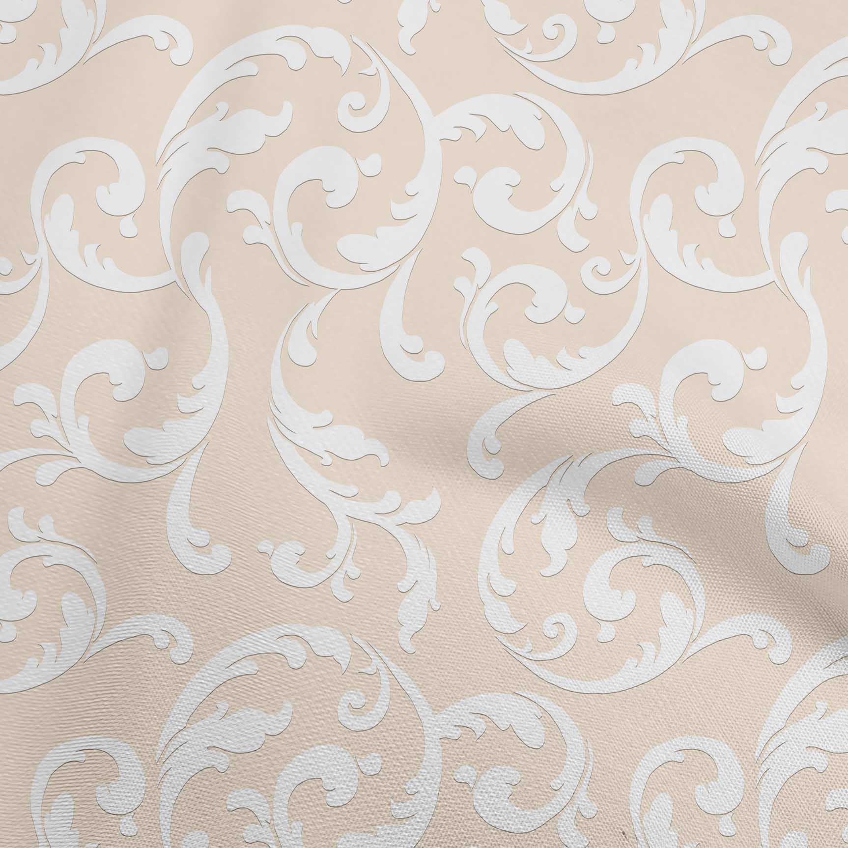 

oneOone Cotton Flex Gray Fabric Asian Baroque Sewing Fabric By The Yard Printed Diy Clothing Sewing Supplies 40 Inch 42 Inch Wide - Viscose Chiffon персиковий