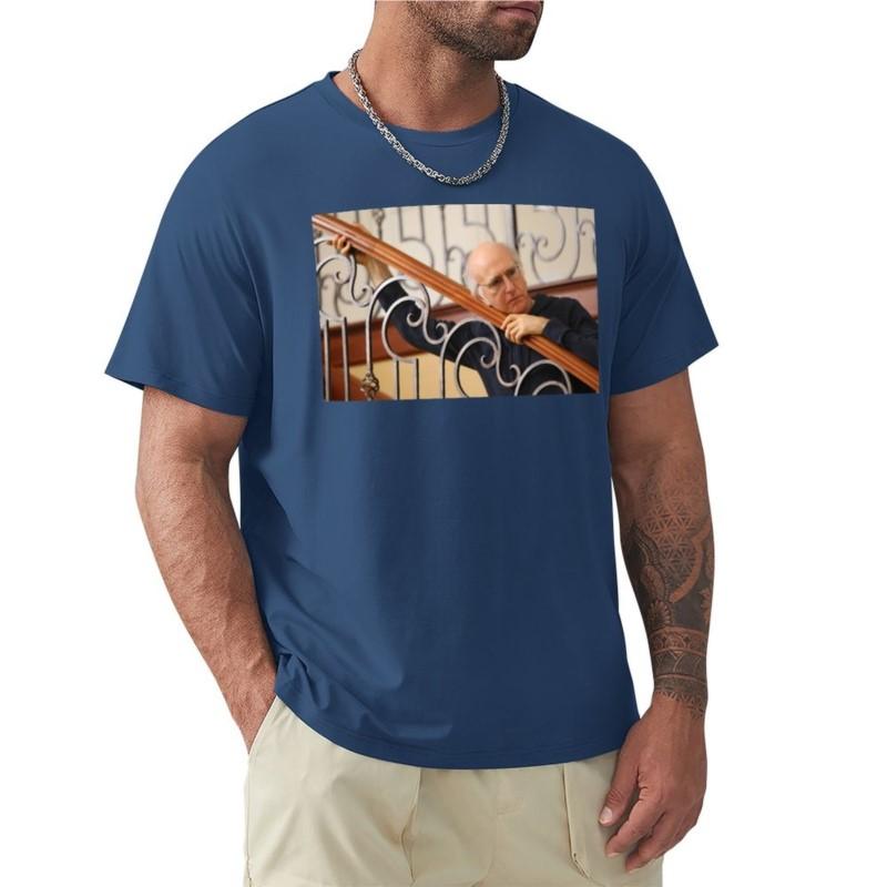 

Curb your larry shirts graphic tees cute tops cute david T-Shirt t-shirts man clothes t shirts for men cotton S