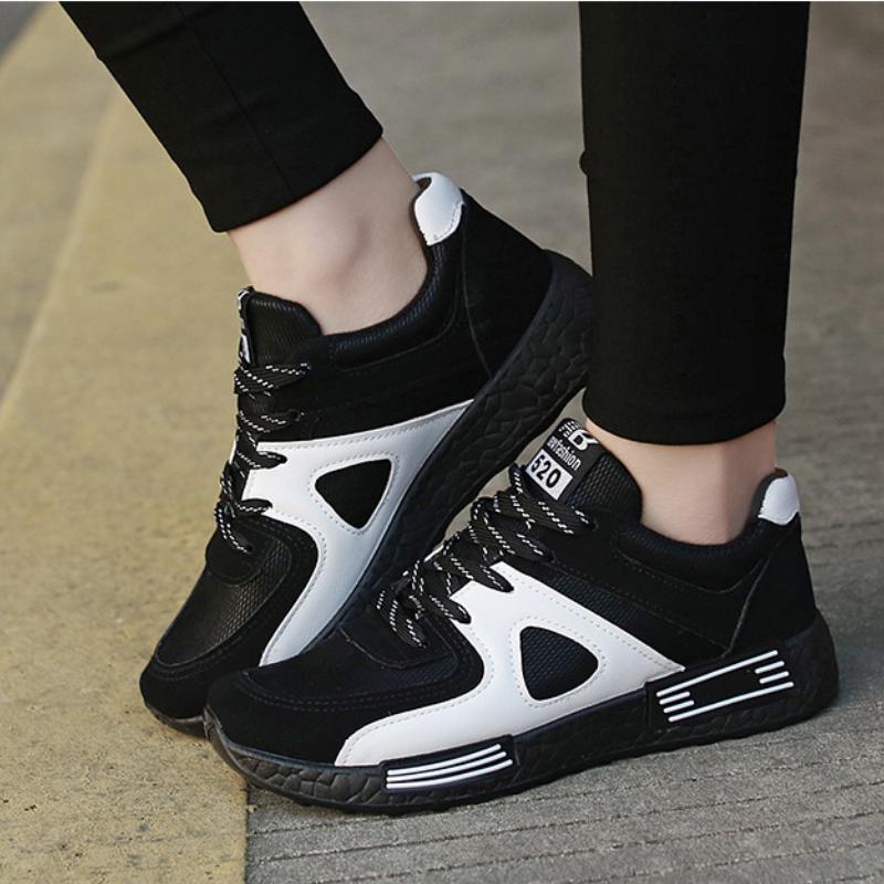 Women Autumn New Breathable Running Shoes Platform Non-slip Women Sports Shoes  Comfortable Sneakers Zapatos De Mujer