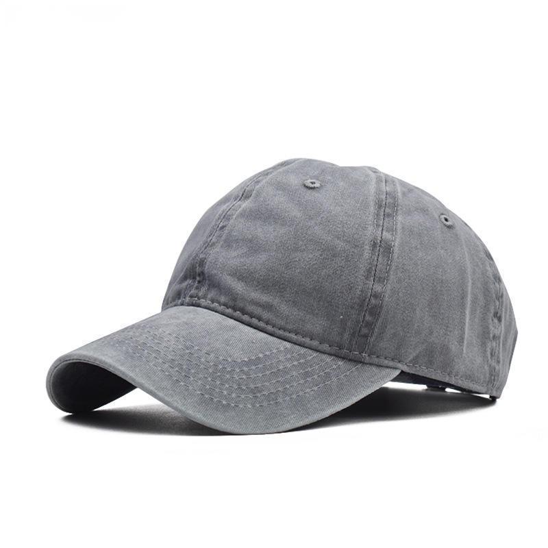 Retro Distressed Embroidered Duckbill Baseball Cap Sunshade for Men