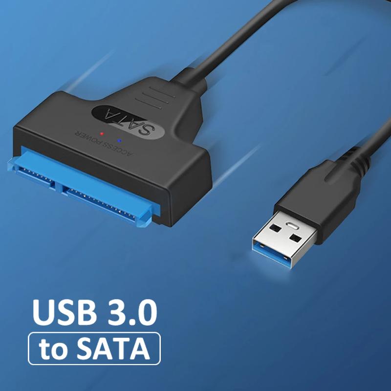 USB 3.0 to SATA III Converter USB 3.0 to Sata Adapter Cable For 2.5 inch Hard Drive SSD SATA To USB High Speed Hard Drive Cable