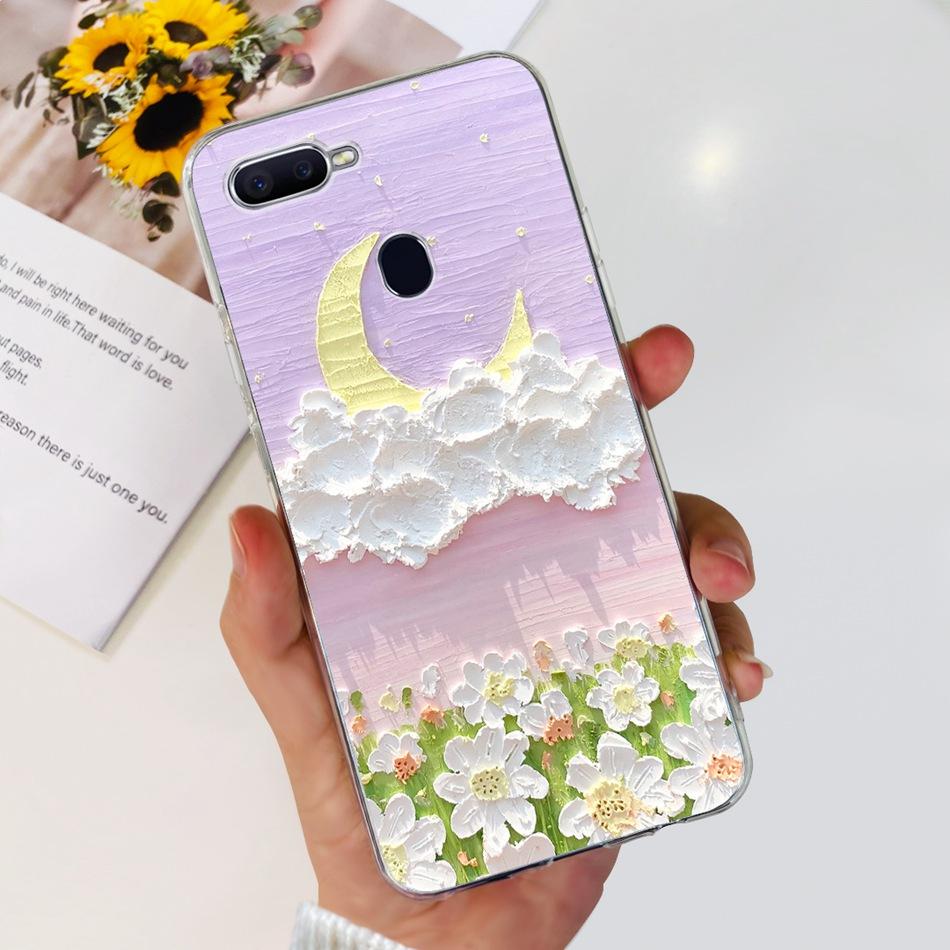 For OPPO F9 Phone Case Oppo F9 Pro F 9 F9Pro CPH1823 CPH1881 CPH1825 Elegant Printing Soft Silicone TPU Back Cover