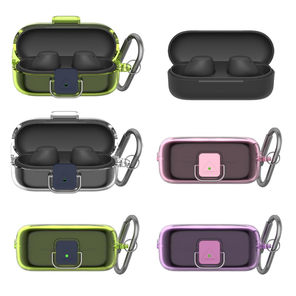 TPU Transparent Case for Sony WF-C510 Protective Skin Case Anti-Drop Case Protector Earbuds Shell for Sony WF-C510 Charging Case