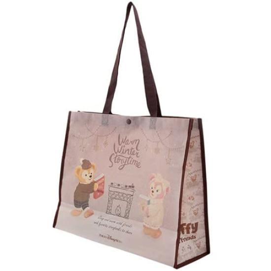 Duffy ShellieMay DisneySea Shopping Bag Warm Winter Storytime Christmas 2021 Disney Merchandise Souvenir & [Tokyo Exclusive] Duffy's