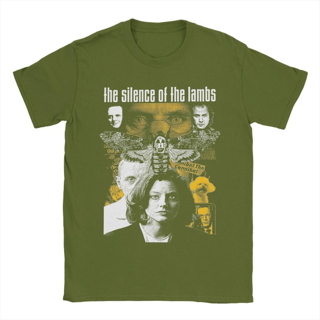 The Silence of the Lambs T Shirts for Men 100 Cotton Unique TShirt Crewneck Tees Short Sleeve Clothing Party