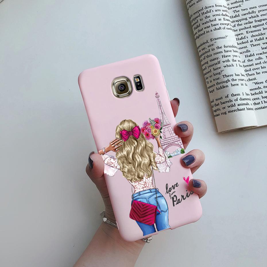 For Samsung Galaxy S7 egde case Cover for Samsung Galaxy S6 edge Case for Samsung S7 S6 G920F SM-G925F Cover Cute Silicon Fundas