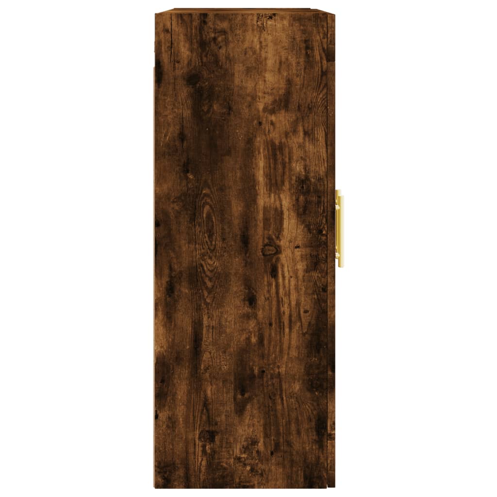 Wall Cabinet Smoked Oak 69.5 X 34 X 90 Cm