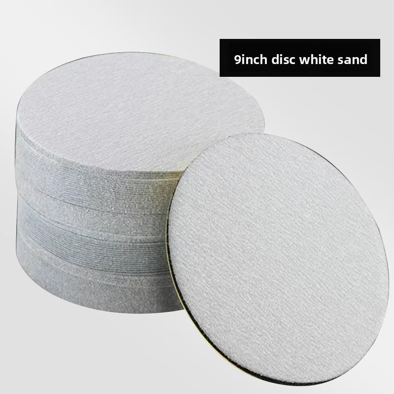 Self-Adhesive Half Circle Sanding Pad Holder - Durable Plastic Corner Sander with Ergonomic Grip for Drywall Woodworking