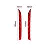 For Volkswagen Tiguan Red Carbon Fiber Front Door Panel Cover Trim Strip