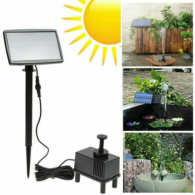 Bomba de água submersível de fonte solar de poupança de energia com painel de filtro de esponja para piscina de tanque de peixes