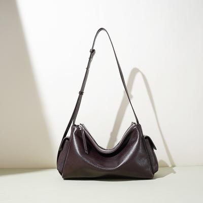 Pillow Leather Casual Autumn and Winter Bag Messenger Bag Women's Fashion Portable New Women's Large-capacity Commuter Shoulder Bag