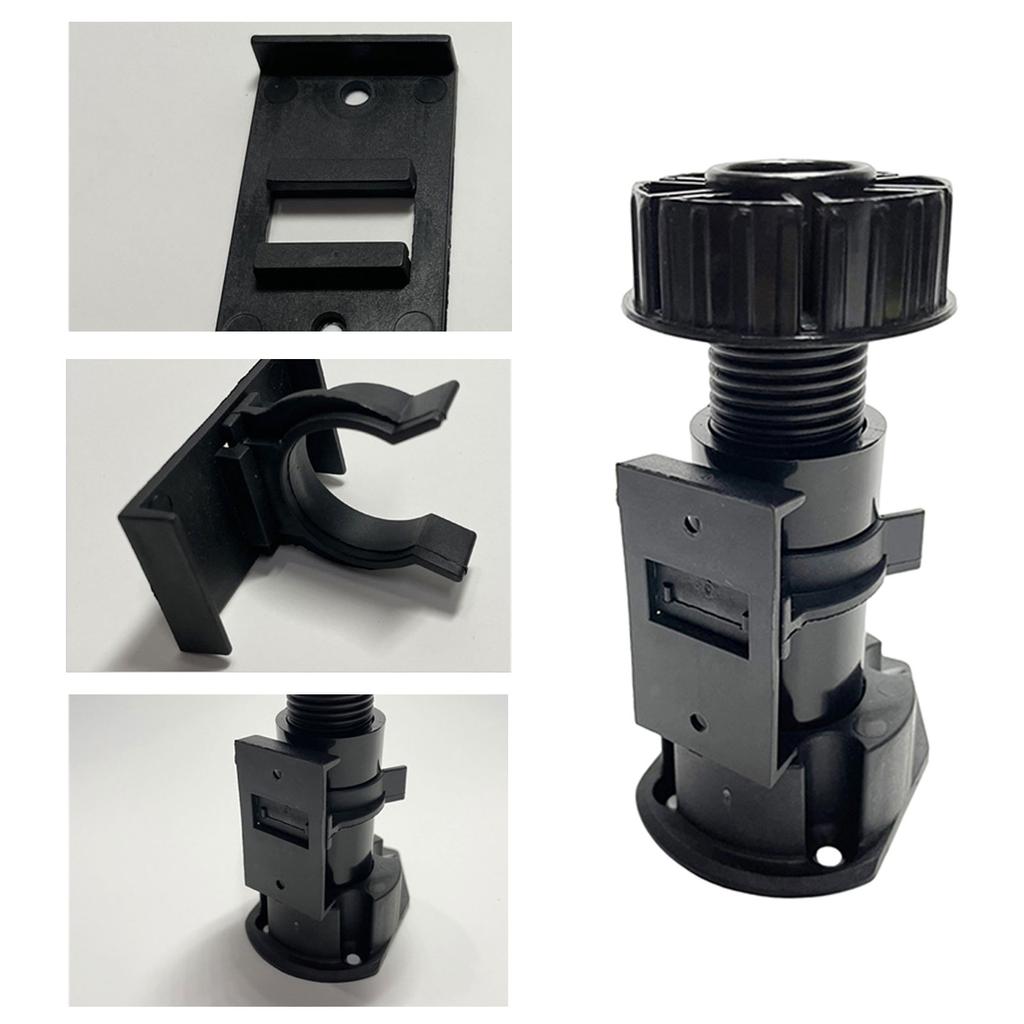 12pcs Kitchen Skirting Board Fastening Clip Sturdy Plastic Mounts Without Screws Accessory for 32 42mm Kitchen Feet