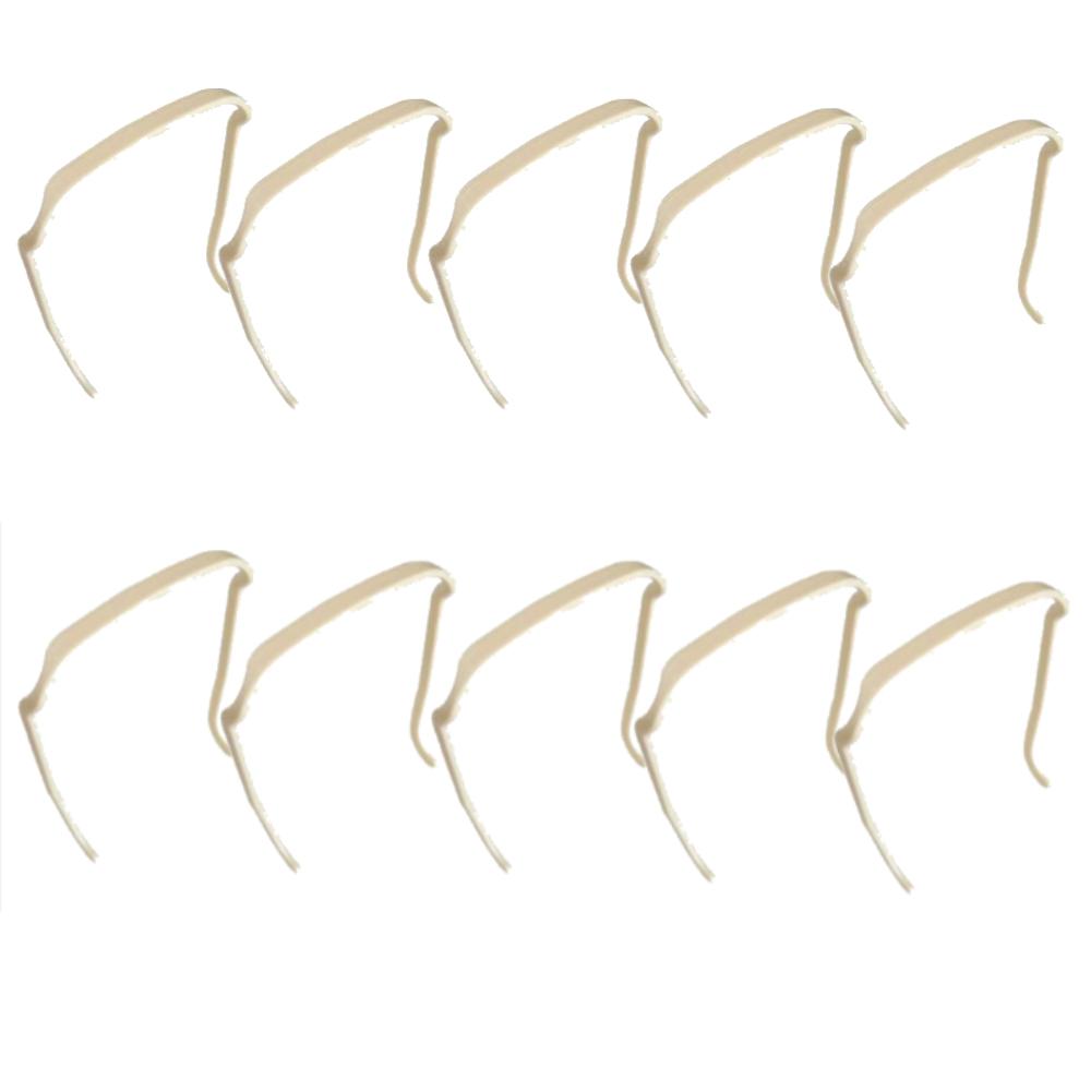 Women Square Glasses Sunglasses-Style Headband Invisible Fixed Hair Clips Wave Curly Hair Ties Temples Headband Accessories