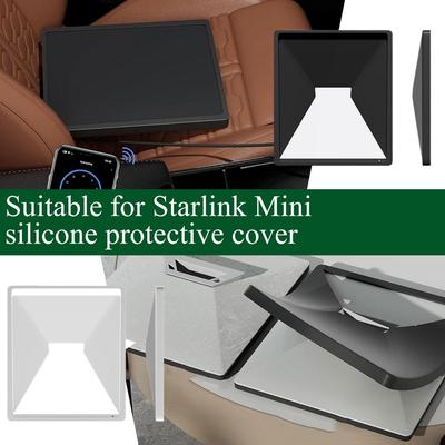 Para Starlink Mini Funda Protectora de Silicona Anticolisión V4 Accesorio Protector Cubierta de Señal P4Y0