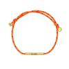 BE/GINS LA LIGNE SINGLE STRING BRACELET ORANGE Dot