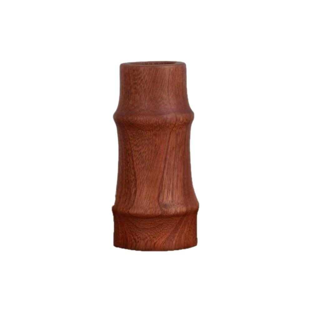 

Decorative Flowerpot Minimalism Tabletop Decor Simple Wooden Vase Office Desk Style 5