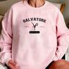 Mystic Falls Virginia Sweatshirt Salvatore Pullover Tv Show Vampire Diares Jumper Retro Salvatore Brothers Crewneck Sweatshirts