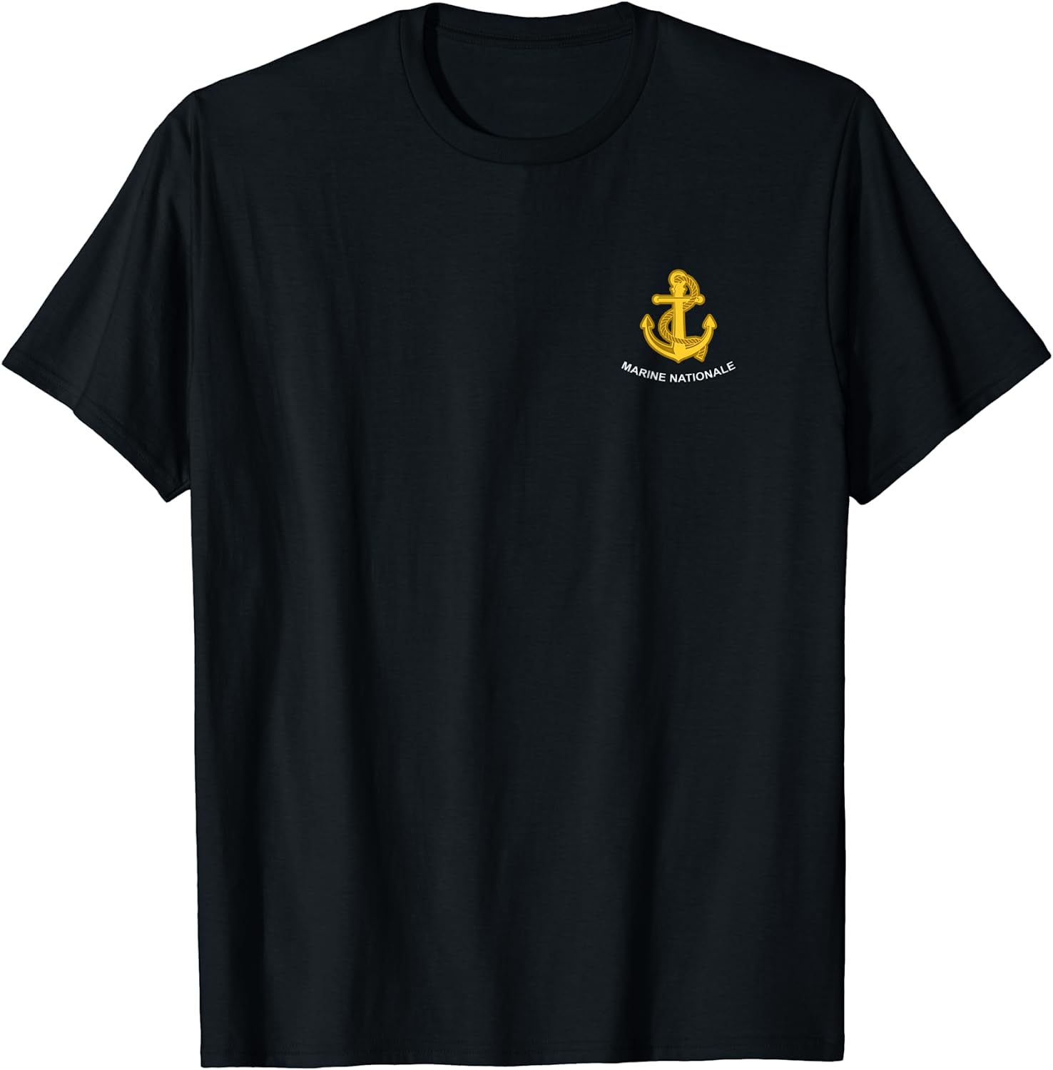 French Naval Troupes De Marine Military Unisex Tshirts Short Sleeve Casual Cotton ONeck Summer Shirts S