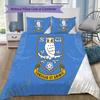 Sheffield Wednesday FC Owl Pattern Bedding,Quilt Set Quilt Cover Pillowcase Home Birthday Gift (1*duvet Cover+2*pillowcase,without core)XSJT0917523