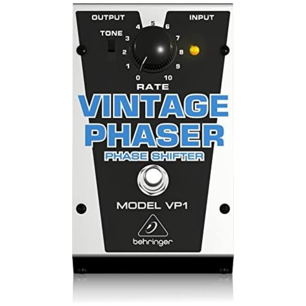 Behringer Vintage Phaser VP1 Analog Phase Shifter Effect Pedal Compact Design