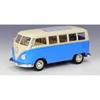 Welly 1/24 Volkswagen T1 BUS 1963 Alloy City BUS Model Diecast Metal Toy Travel Bus Vehicles Car Model High Simulation Kids Gift