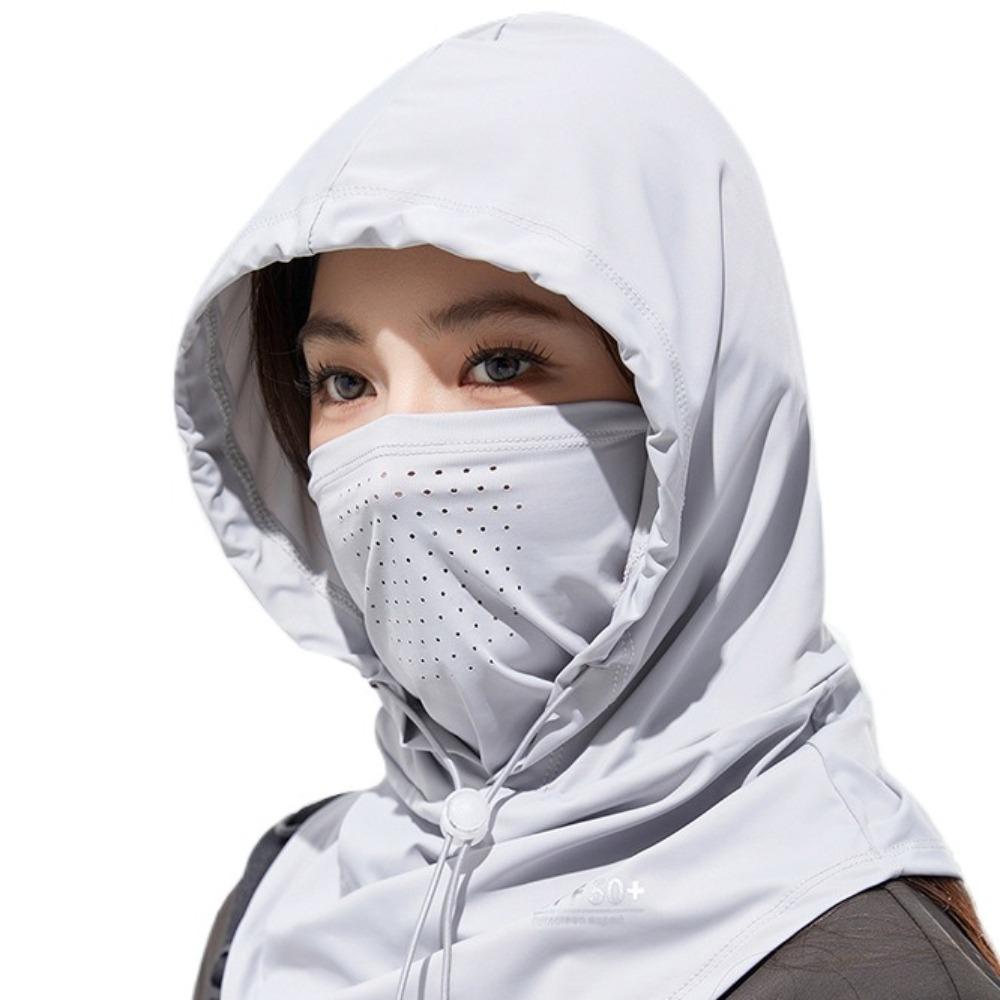 Adjustable Anti-UV Balaclava Hat Dual Use Sunscreen Full Face Cover  Sports