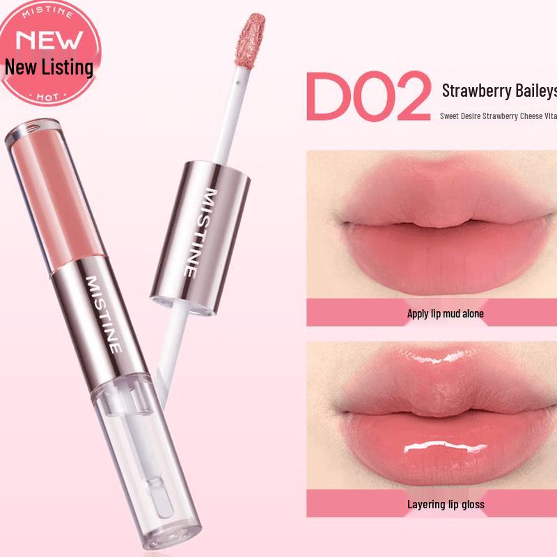 Mistine Dual-ended Long-Lasting Lip Glaze