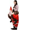 Santa Claus Cartoon Walking Back Suit Christmas Tree Party Props Ride Santa Claus Inflatable Suit