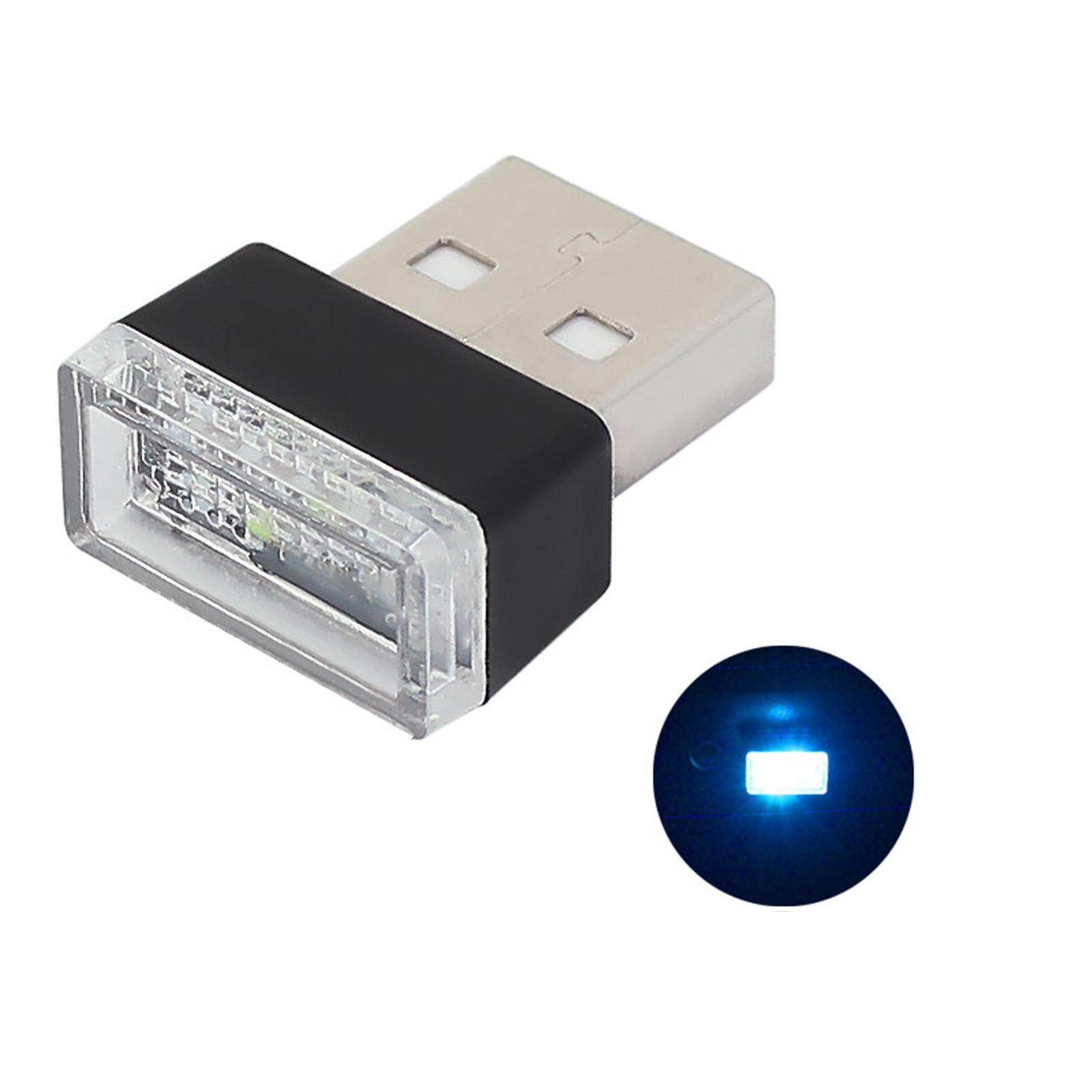 USB Монохромные Светодиодные Автомобильные Салонные Огни Неоновая Атмосферная Лампа Для Автомобилей Ноутбуков USB Ночные Огни 7 Цветов gray