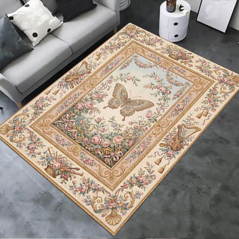 

2025 New Butterfly Decoration Carpet Rug for Living Room Bedroom Home Sofa Decoration,Kids play Non-slip Floor Mat35 40x60cm( 15x23in )