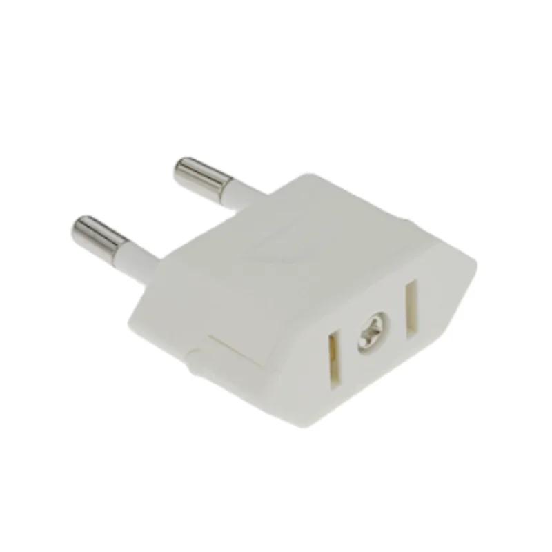 US To EU American Travel Adapter 2 pin 4.0mm European EU To US plug Power adapter Converter Electrical Socket Outlet