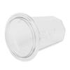 Coffee Ground Dosing Cup PC Antistatic Transparent Coffee Powder Feeder Dosing Cup for Portafilter Basket