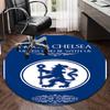 1PC round rug Chel-sea Fc  Printed Round Area Rug ,Rug For Home Office, Round Chair Rug, Decorative Carpet Fan gifts Christmas gift